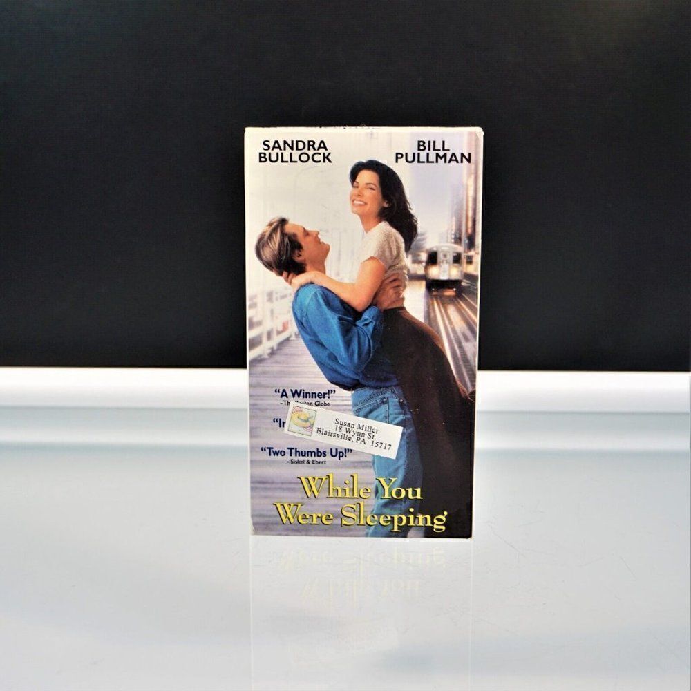 While You Were Sleeping VHS Tape 1995 Movie Sandra Bullock Bill Pullman